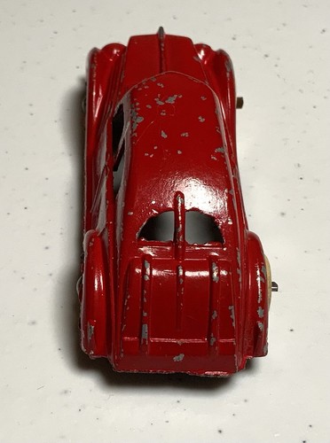 Vintage 1930’s Hubley Cast Iron 4 Doors Sedan Red 3.5” - Picture 4 of 5