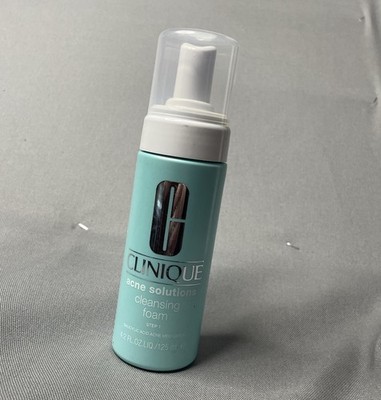 Clinique Acne Solutions Cleansing Foam Face Wash Cleanser  Step 1 - 4.2 oz New