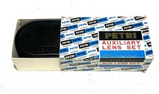 Vintage Petri Auxiliary Lens Set Telephoto Wide Angle For Petri 7s RangefinderB1