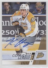 2017-18 Upper Deck CHL Auto Kale Clague #7 Auto s9d