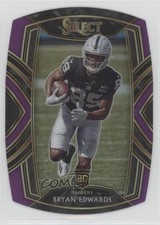 2020 Panini Select Club Level Purple Prizm Die-Cut Bryan Edwards #276 0c6