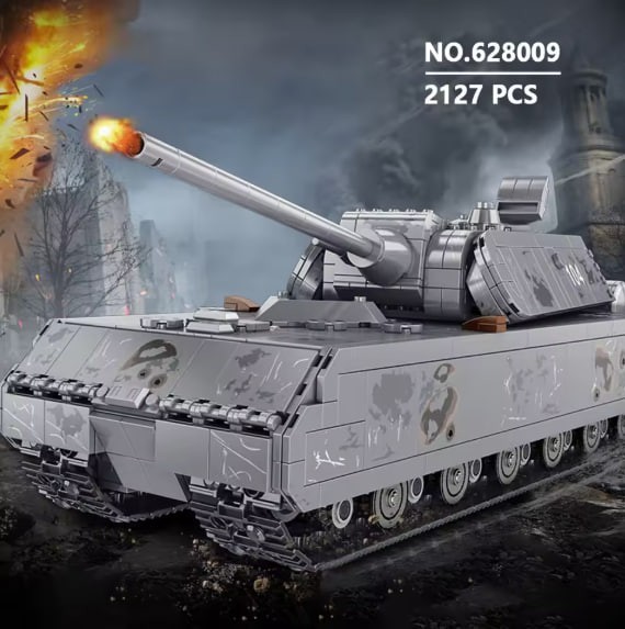 2127Pcs,Super Heavy Tank Kit,Adult Collectible Display Model