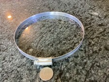 terry UK 160 size steel worm drive jubilee large hose clamp 6 1/2 to 5 inch