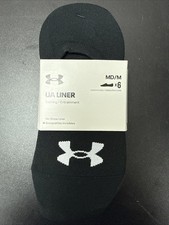Under Armour Women's UA Breathable Liner No Slip No Show Socks, 6 Pairs