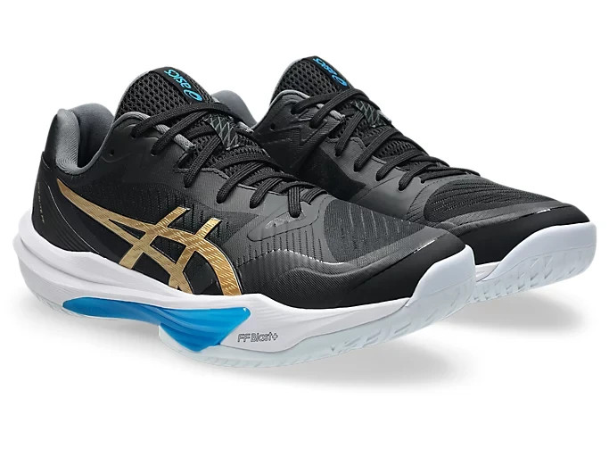 ASICS SKY ELITE FF 3 1051A092 002 Black Pure Gold Indoor Sports