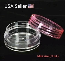 4PCS Empty Jars Refillable Bottles Cosmetics Jar Box Makeup Cream Nail Art New