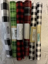 6 21” X 20” Crafter’s Square Craft Fabric: 100% Cotton: New