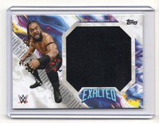 2025 Topps WWE Exalted Jacob Fatu Mega Materials EVENT USED SWATCH RELIC