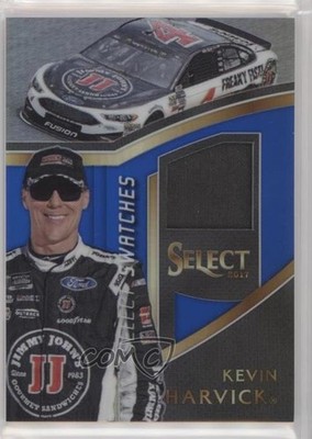 2017 Panini Select Swatches Blue Prizm 194/199 Kevin Harvick #KH 07qr