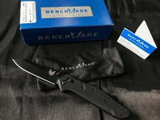 Benchmade 940BK-2004 Osborne Blade AXIS® Black Handle Black CPM-M4 Folding Knife