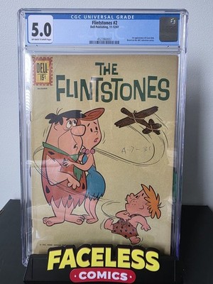 The Flintstones #2 Dell Publishing CGC 5.0 1961 First Character Appearance
