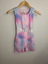 More Than Magic Girls Leotard Tie- Dye Size L 10/12 