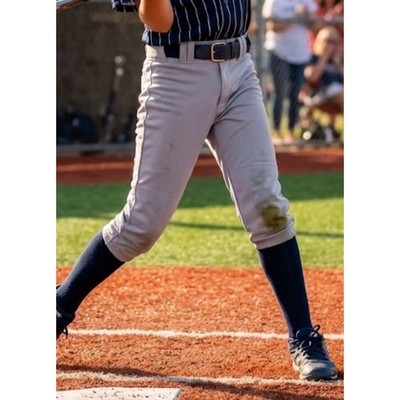 Champro Sports Youth Large Grey Baseball Pants BP8U Open Bottom Athletic New