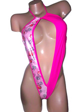 New One piece thong back bodysuit slingshot pole dancer stripper stage wear