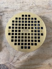 PROFLO PF42846 6" Brass Grate with 4" Adjustable Drain, Brass *READ*