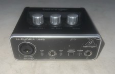 Behringer U-Phoria UM2 Audio Interface Black USB 2x2 Studio Recording No Cable 