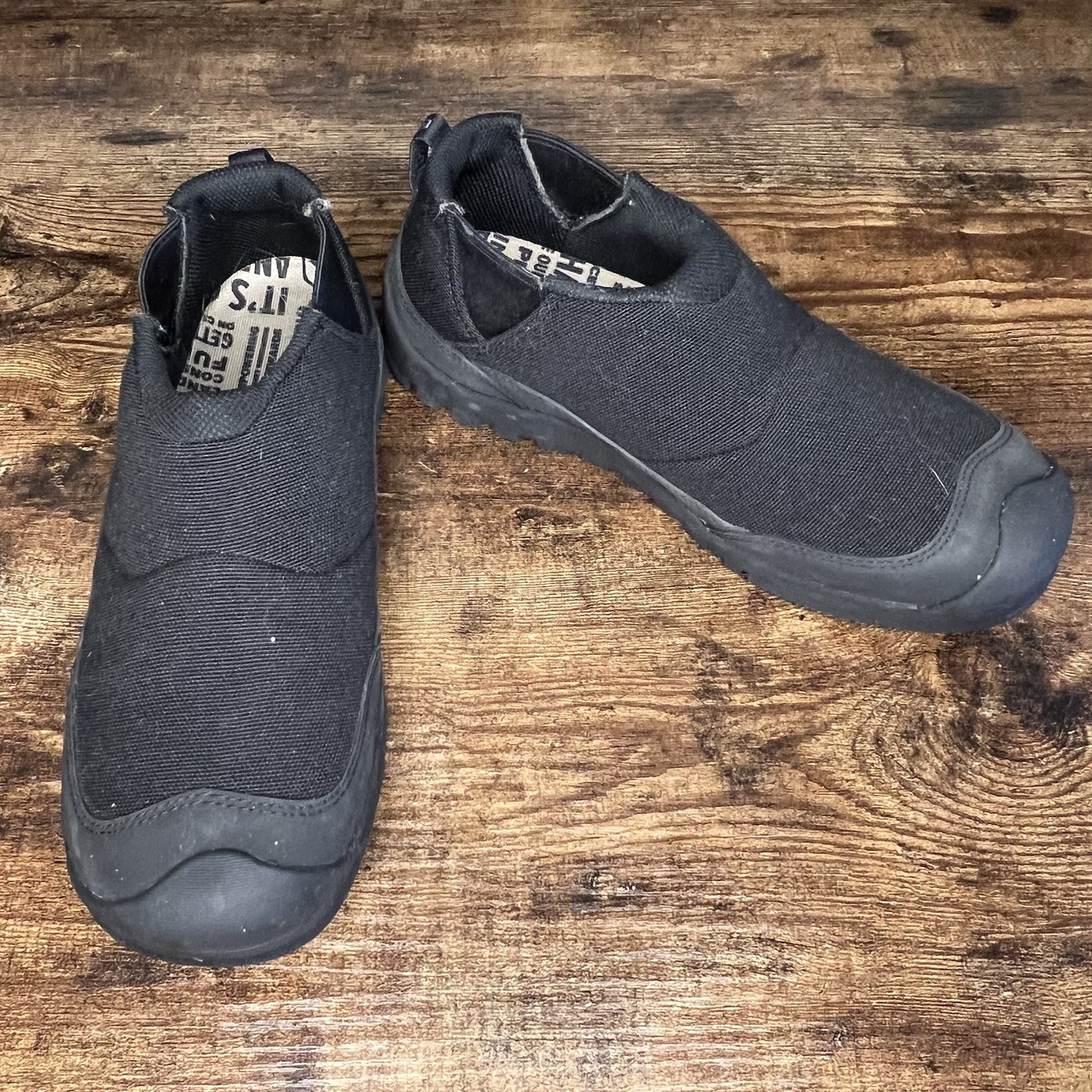 Keen Hoodcamp Nero Slip On Traspirante Imbottito Tela Escursionismo Sneaker Donna 7 5