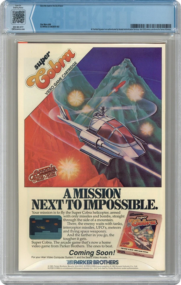 Star Wars Canadian Price Variant #69B CBCS 9.8 1983 23-06C9E1F-012 - Image 2 of 2