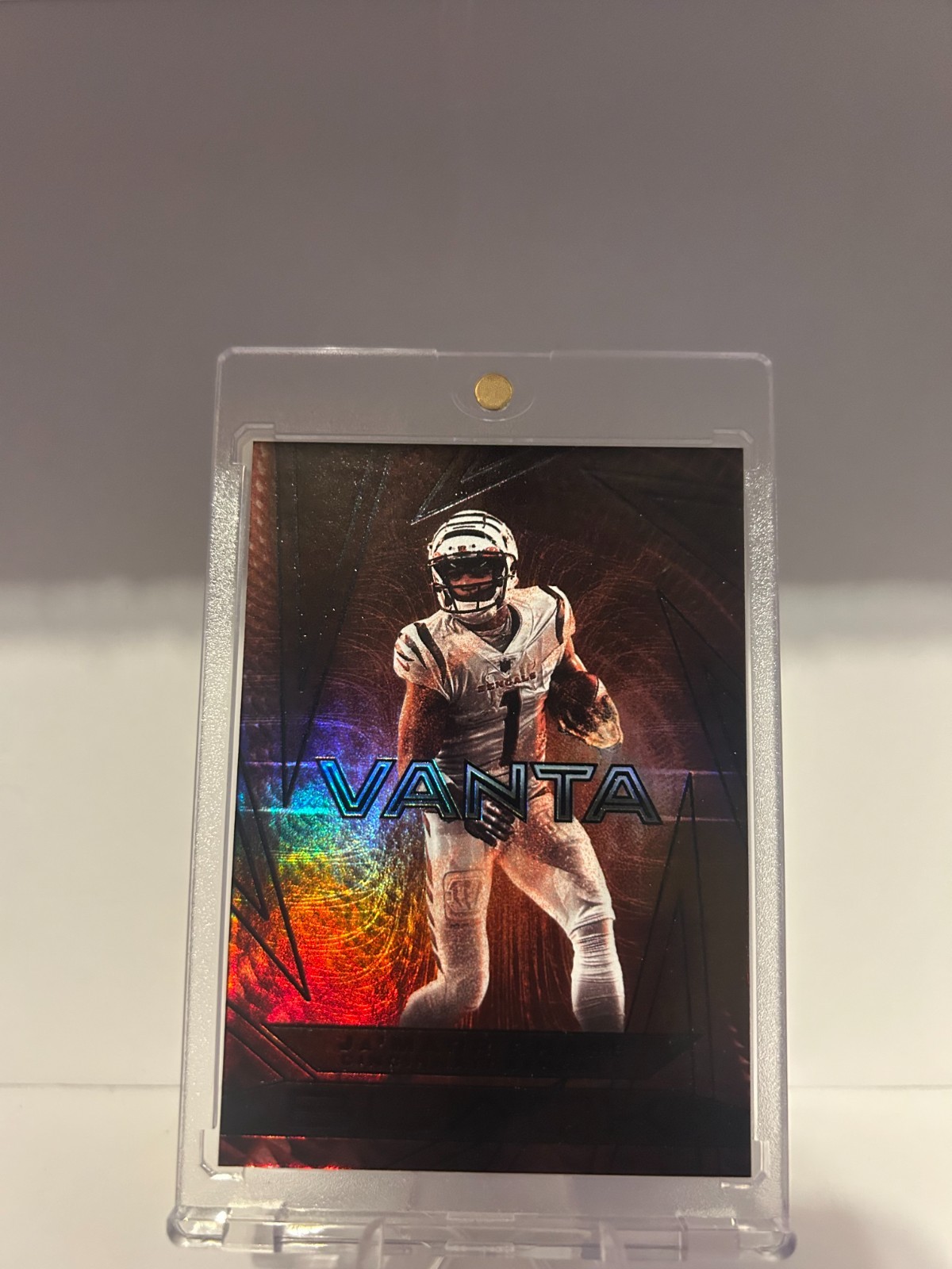 2024 Panini Black Vanta Football Card JaMarr Chase V-JCE