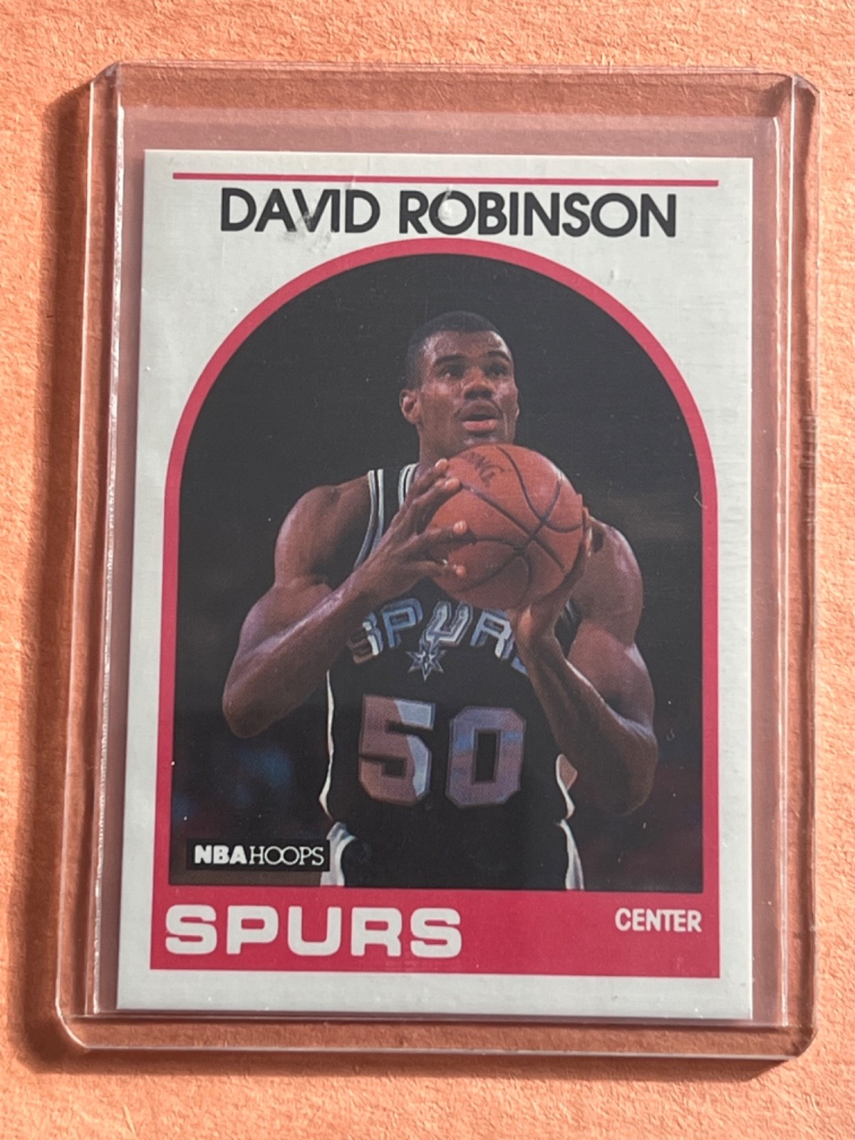 1989 NBA Hoops #310 David Robinson Rookie San Antonio Spurs