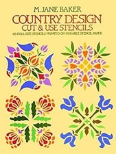Country Quilt des Cut/Use Stencil : 65 Full-Size Stencils Printed