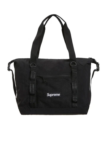 Sac fourre tout noir Supreme Zip Tote Bag FW20 sac de voyage neuf boîte logo