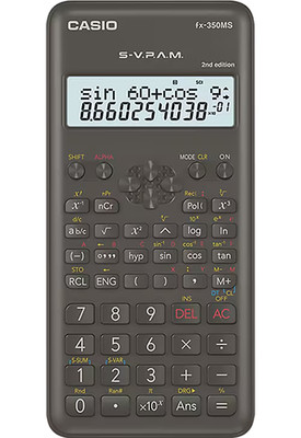 USED Casio FX-350MS 2nd Edition Scientific Statistical Calculator 240 Functions