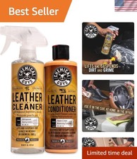 All-In-One Leather Cleaner and Conditioner Set - 2 x 16 oz for Home  Auto