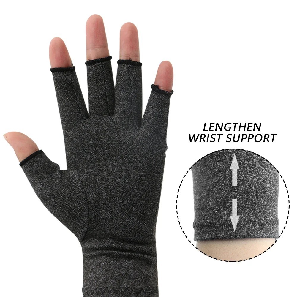 Arthritis Compression Gloves Hand Support Pain Relief Joint Self Care