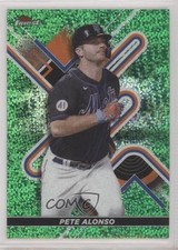 2022 Topps Finest Green Speckle Refractor 96/125 Pete Alonso #72 o7m