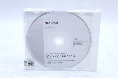 Keyence MB3-H2D3-DVD Marking Builder 3 Ver.3.0