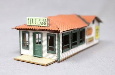 MINE MOUNT MODELS Utopia Cafe Craftsman Kit (ASSEMBLED), C8