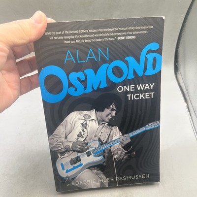 One Way Ticket by Alan Osmond Paperback Book - PB 2024￼ First Edition