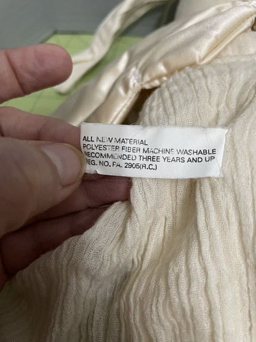 Peluche fatto a mano angelo coniglietto coniglio orecchie floppy cucito a mano -danneggiato - Foto 9 di 13