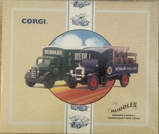 CORGI TOYS CARS BEDFORD O SERIES & THORNYCROFT BEER TRUCK 97752 SCALA 1:50 L.EDI