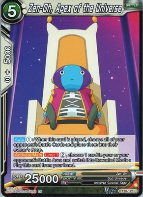 Zen Oh Apex of the Universe Common Prismatic Clash BT28 125 NM