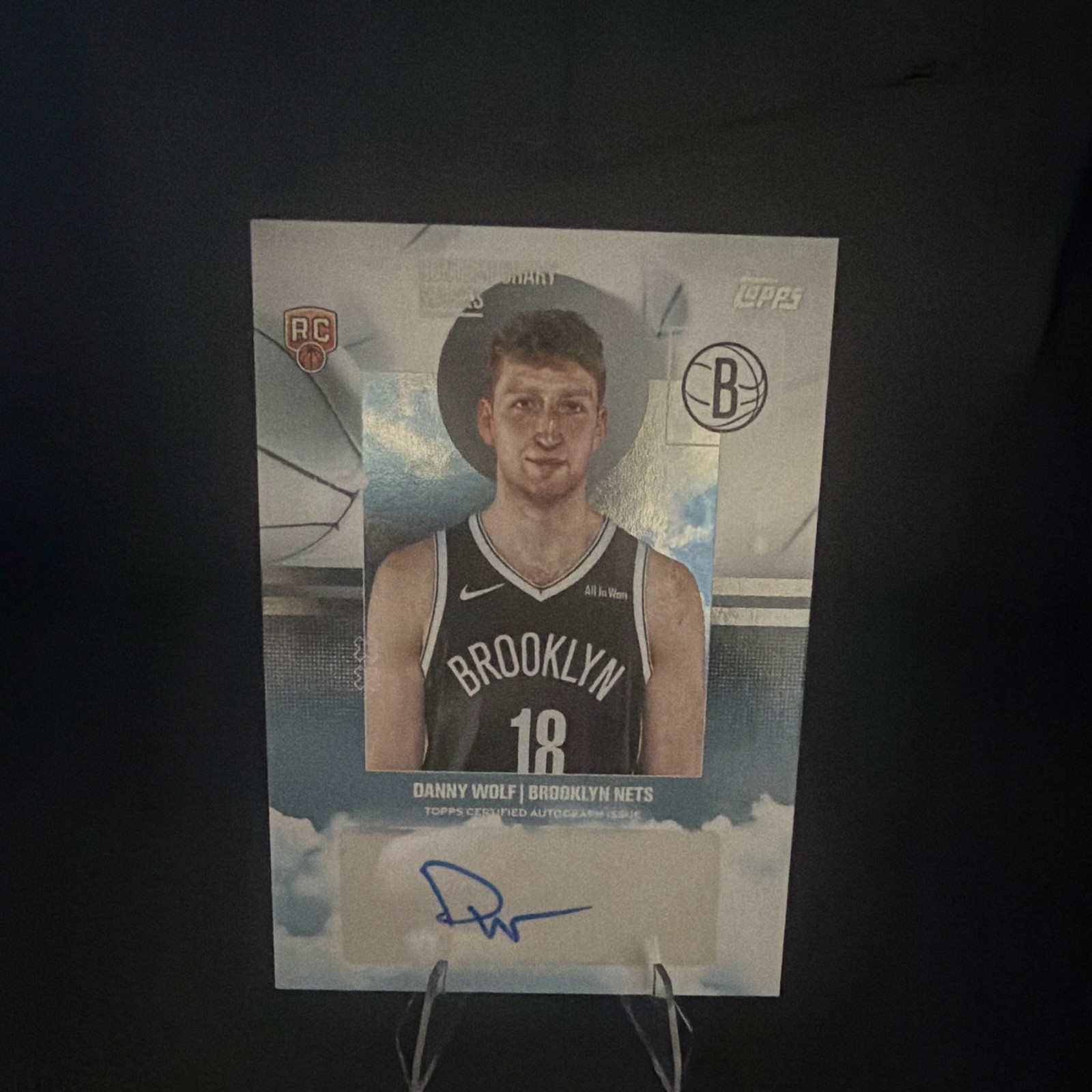 Topps 2025-26 Danny Wolf Contemporary Marks RC Auto #CM-DW Brooklyn Nets