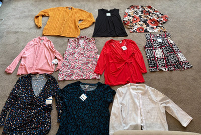 NEW Anne Klein Tops Size 14, Size XL,Size 1X, Sweater Size L, Jacket Size 16 NWT