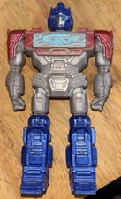 Transformers Robots Robot Action Figure Plastic Gray Blue Red Toy