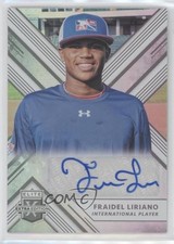 2018 Panini Elite Extra Edition Auto Fraidel Liriano #188 Auto gp1