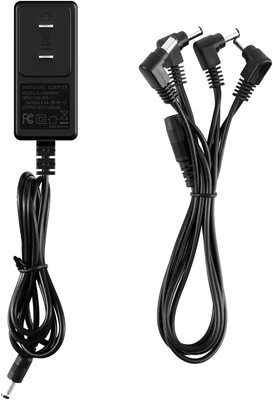 9V Guitar Pedal Power Supply Adapter 4 Way Power Cables for BOSS MOOER ZOOM JOYO