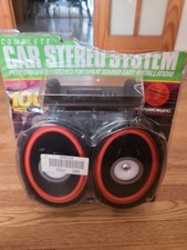 Vintage Sparkomatic Cr37 Cassette Fmam Radio C49 Bp 2-way Speakers