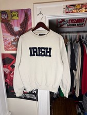 Vintage Notre Dame Irish College Crewneck Sweatshirt Size Small