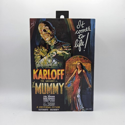 NECA Universal Monsters Karloff the Uncanny Mummy Ultimate Mummy Action ...