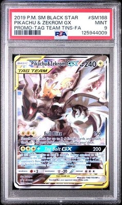 Pokemon Pikachu & Zekrom GX Tag Team TCG Card Psa 9 | eBay