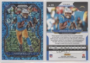 2020 Panini Prizm Rookie No Huddle Blue Prizm /79 Joshua Kelley #326 Rookie RC