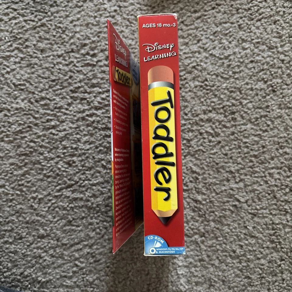 Disney Learning Toddler 2 Deluxe CD-ROM/MAC Set Ages 18 Mos.-3 Brand New Sealed - Image 3 of 4