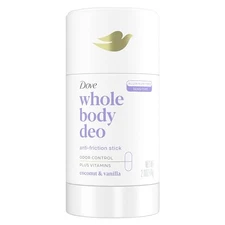Dove Whole Body Deo Aluminum Free Anti-Friction Deodorant 2.6oz
