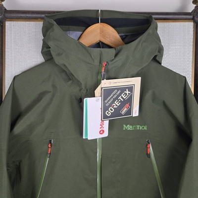 MARMOT GORE TEX PRO New $650 Mens Large Full Zip Hooded Shell