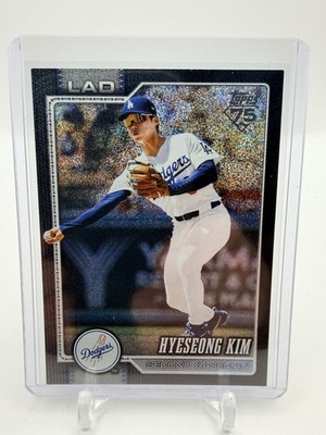 2026 Topps Series 2 Hyeseong Kim /10 Black Sand Glitter  